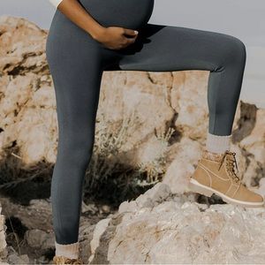 Blanqi maternity belly support footless leggings